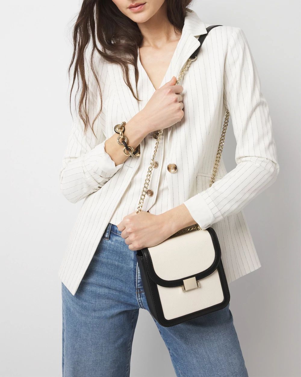 Canvas Crossbody Bag | White House Black Market